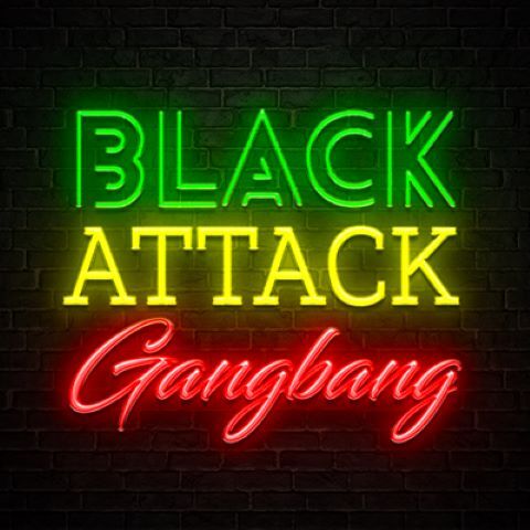 Black attack gangbang